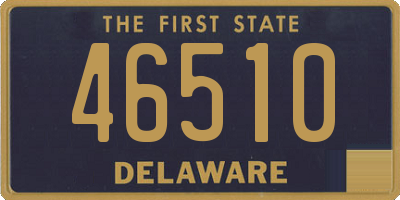 DE license plate 46510