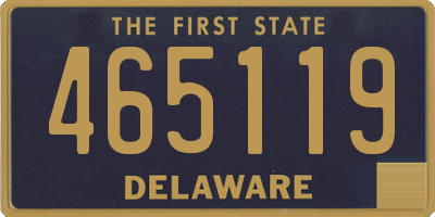 DE license plate 465119