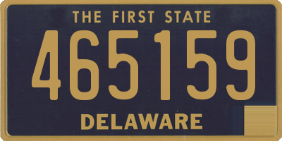 DE license plate 465159