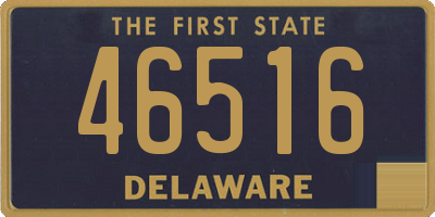 DE license plate 46516