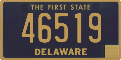 DE license plate 46519
