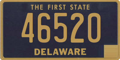 DE license plate 46520
