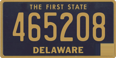 DE license plate 465208
