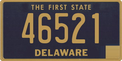 DE license plate 46521