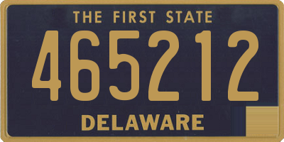 DE license plate 465212