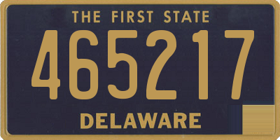 DE license plate 465217