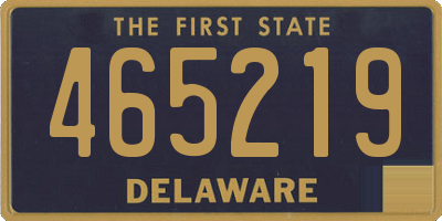 DE license plate 465219