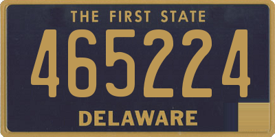 DE license plate 465224