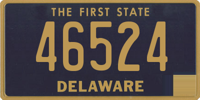 DE license plate 46524