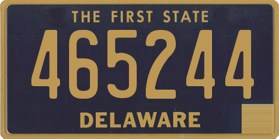 DE license plate 465244