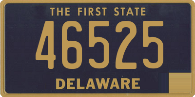 DE license plate 46525