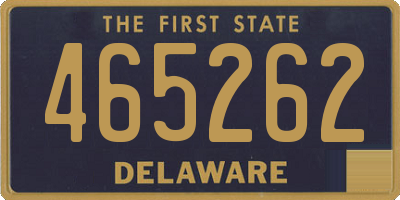 DE license plate 465262