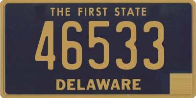 DE license plate 46533