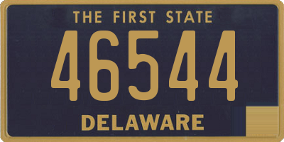 DE license plate 46544