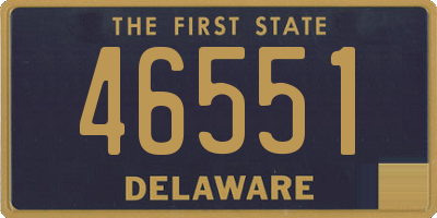 DE license plate 46551