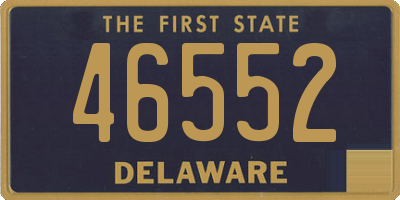 DE license plate 46552