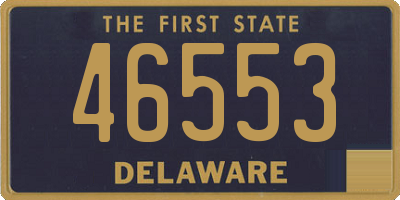 DE license plate 46553