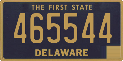 DE license plate 465544