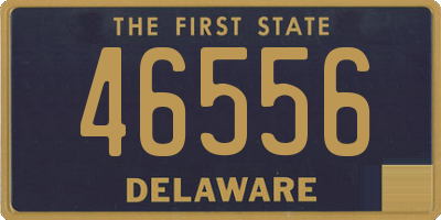 DE license plate 46556