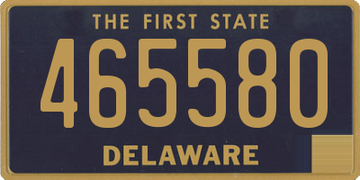 DE license plate 465580