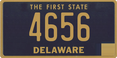 DE license plate 4656