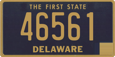 DE license plate 46561
