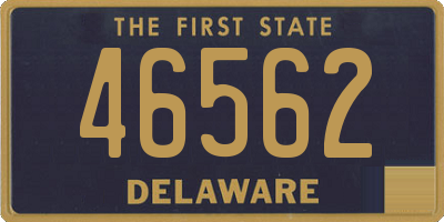 DE license plate 46562