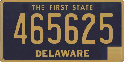 DE license plate 465625
