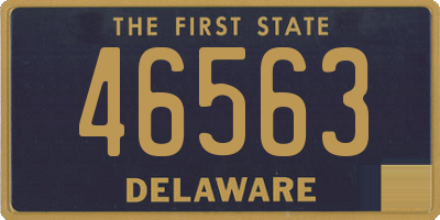 DE license plate 46563