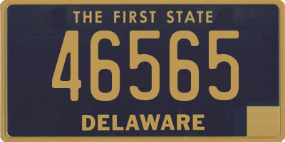 DE license plate 46565