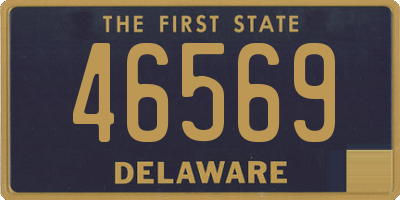 DE license plate 46569