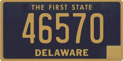 DE license plate 46570