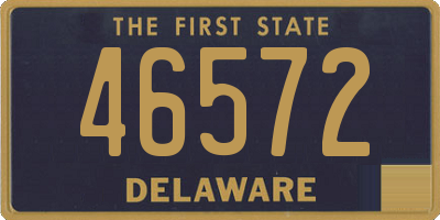 DE license plate 46572