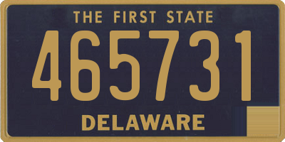 DE license plate 465731