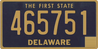 DE license plate 465751