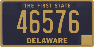 DE license plate 46576