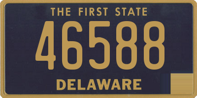 DE license plate 46588