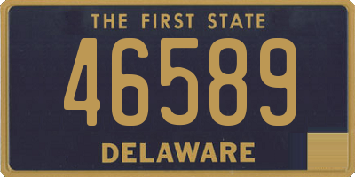 DE license plate 46589