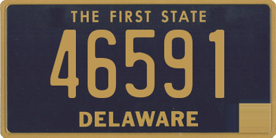 DE license plate 46591