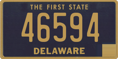 DE license plate 46594