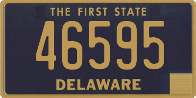 DE license plate 46595