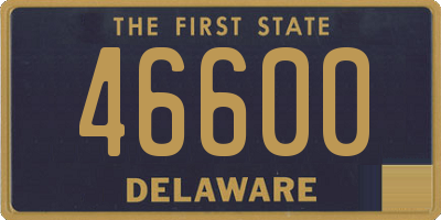 DE license plate 46600