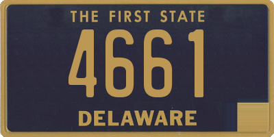 DE license plate 4661