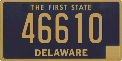 DE license plate 46610