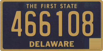 DE license plate 466108