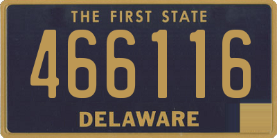 DE license plate 466116