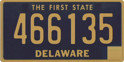 DE license plate 466135