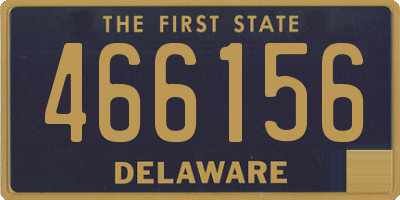 DE license plate 466156