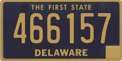 DE license plate 466157