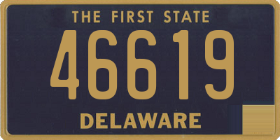 DE license plate 46619